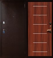 Металлическая дверь Порошок + МДФ №361 в квартиру